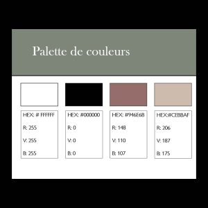palette de couleurs Vigie