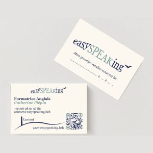 Carte de visite Easyspeaking recto verso