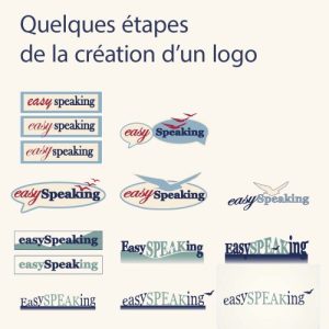 Logo EasySpeaking quelques étapes de sa création