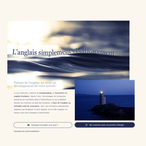 Page d'accueil du site EasySpeaking