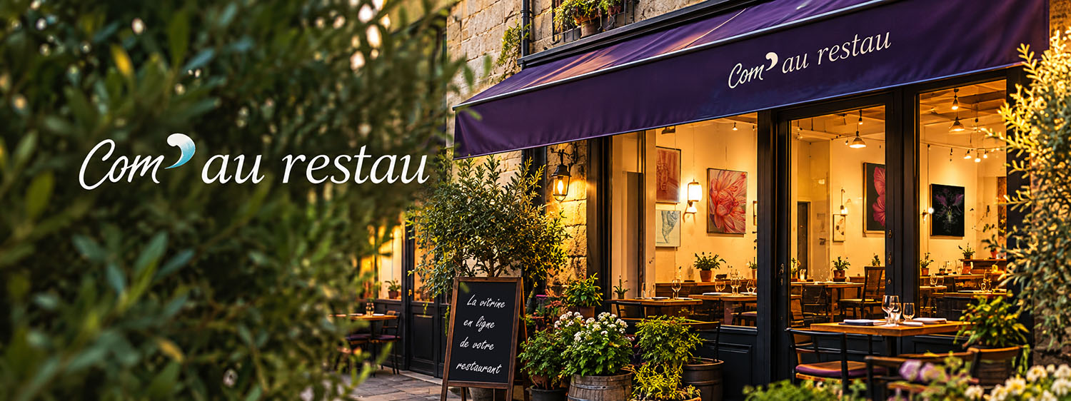 Vitre d'un restaurant